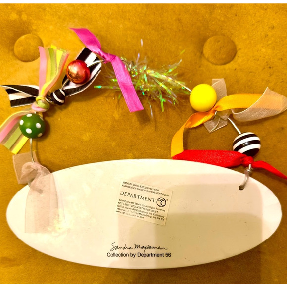 Sandra Magsamen Department 56 Hanging Birthday Sign “50 is When the Fun Starts” - Picture 3 of 4